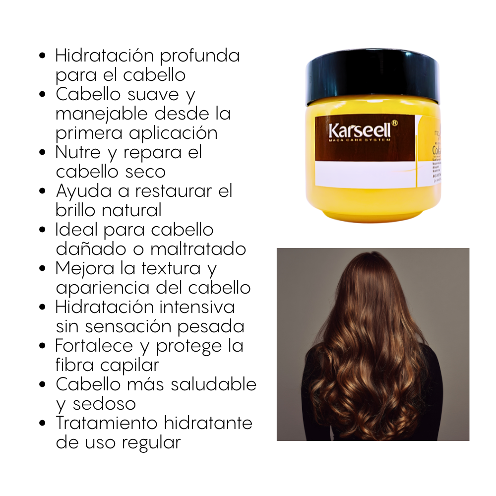Mascarilla Hidratante Cabello Karseell
